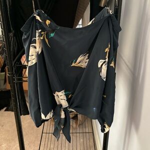 Amanda Uprichard off the shoulder top